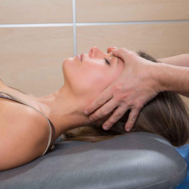 Facial reflexology massage